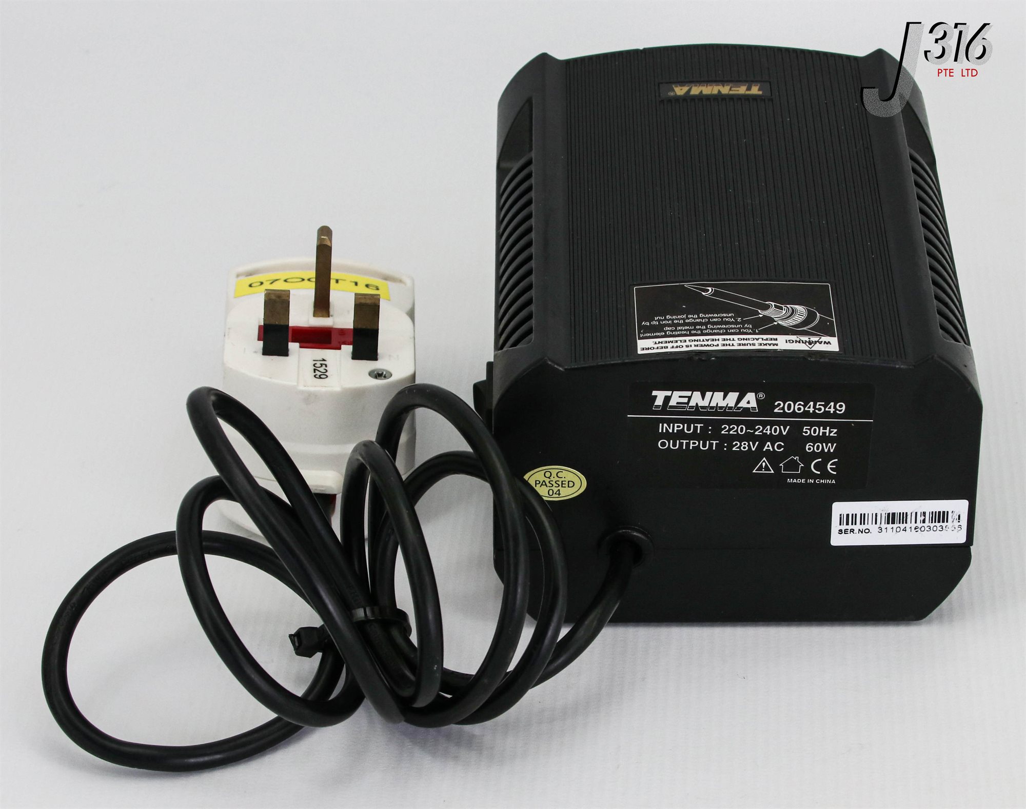 にに 15213 TENMA DIGITAL SOLDERING STATION W/O SOLDERING IRON, 220~240V